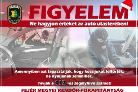 A karácsonyi készülődés forgatagában is legyen elővigyázatos!